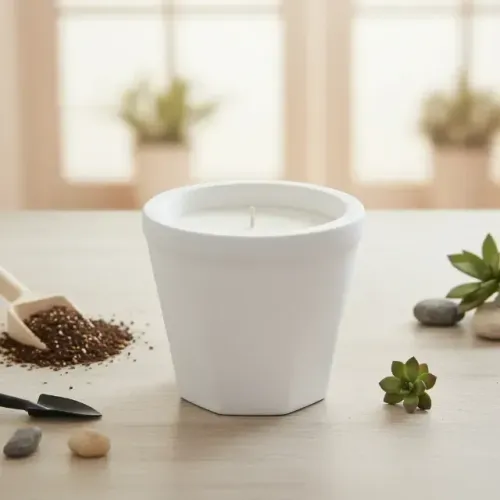 Kit 10 vasinhos de gesso para suculentas, velas, lembrancinhas e decoração