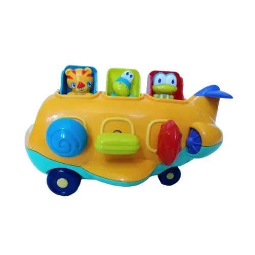 Brinquedo Aviao Infantil Bright Starts Com Sons com botões para apertar