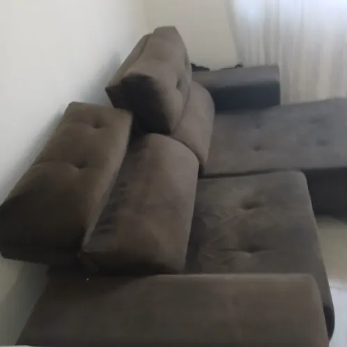 sofa retratil semi novo otimo preço