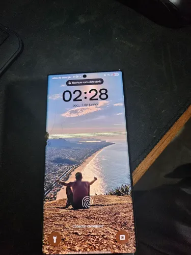 Celular s22 ultra com defeito parcial na tela