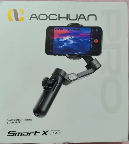 Estabilizador de smartphone 3 eixos Smart X PRO da AOCHUAN