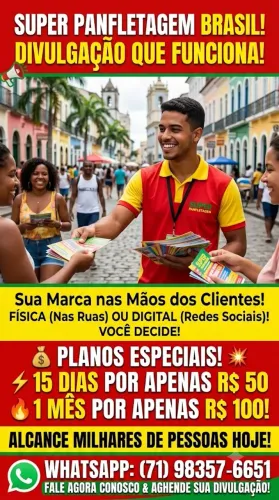 DIVULGUE SEU NEGÓCIO AGORA! (Panfletagem Digital ou Física)