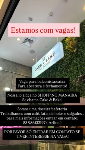 Vaga de emprego!