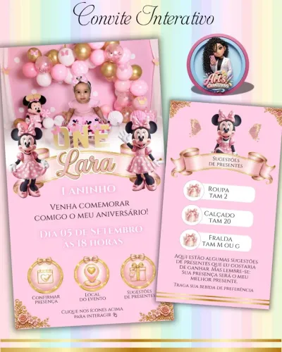 Convites digitais personalizados 