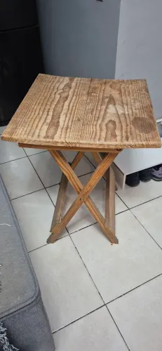 Mesa dobrável usada, 