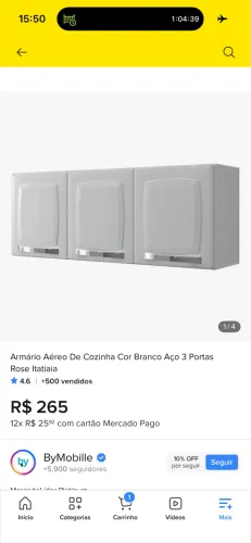 Armário cozinha