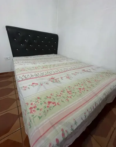 Cama Box Casal Conjugada + Cabeceira Preta (Preço Baixo / Pequeno Detalhe)