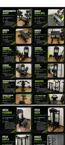 Academia Musculação Lote completo