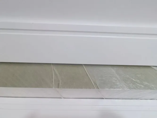 Rodapés MDF Ultra Revestido PET PVC 10 cm com entalhe - 55m (NOVO)