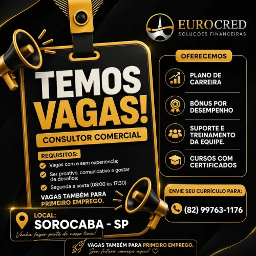 VAGA PARA CONSULTOR 