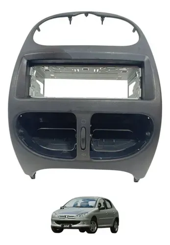 Moldura Central Difusor Peugeot 206 2008