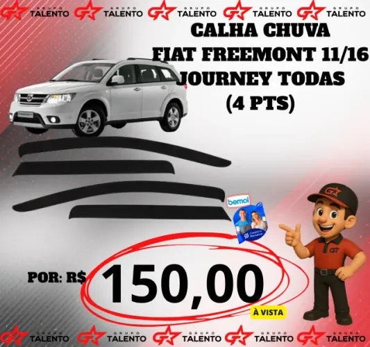 CALHA CHUVA FREEMONT(4PORTAS)