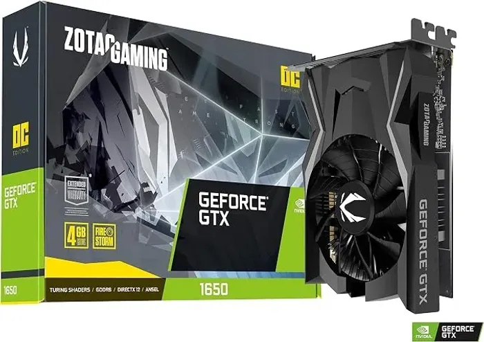 Placa de Vídeo GTX 1650 Zotac Gaming OC 4GB - Nova, Lacrada (Na Garantia)
