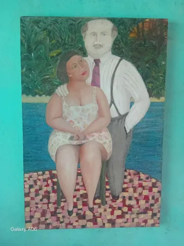 Quadro pintura antigo