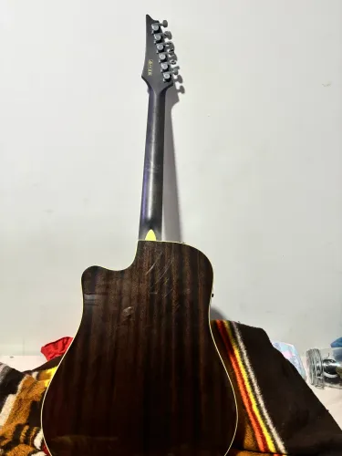 Venda se violão 2em1 original Ibanes Altstar Alt30 flame Novo nunca usado