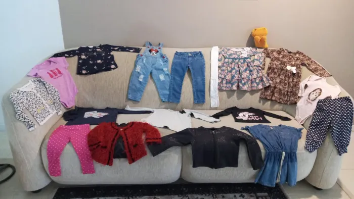 LOTINHO BEBÊ MENINA 9M - 12 M
