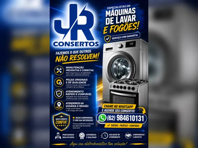 Conserto de Máquina de Lavar e Fogão