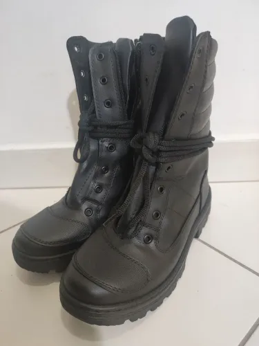 Bota coturno militar sintético Premium