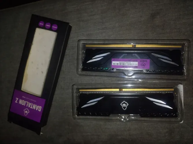 Memória ram ddr4 3200mhz dantalion mancer 2x8= 500 as duas