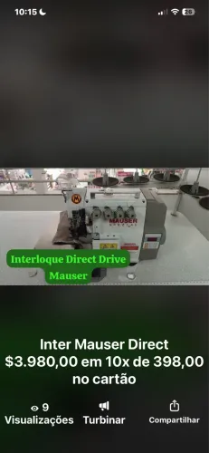 Máquinas de costuras industriais 