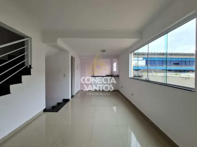 Casa Triplex com 2 dorms, Marapé, Santos, Cod: 995