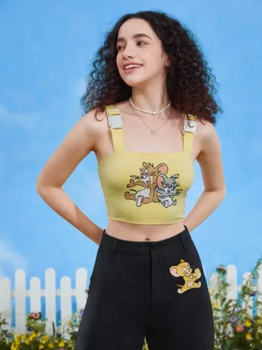 Cropped TOM & JERRY X SHEIN