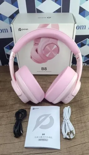 Headphone Picun B8 rosa - novo