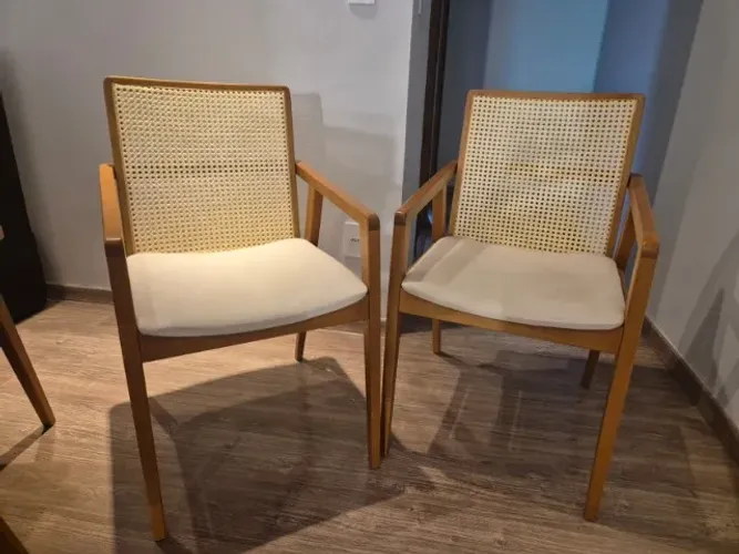 Kit com 2 Cadeiras de Jantar / Poltronas de jantar