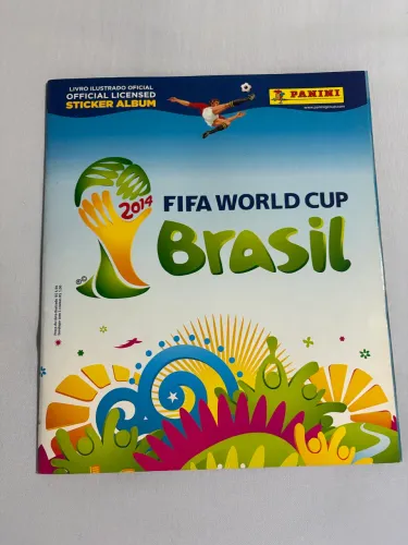 Álbum da copa do mundo 2014 capa cartão original