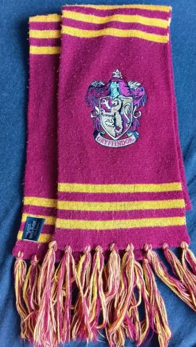 Cachecol HarryPotter Gryffindor orig oficial the Wizarding world universal orlando usad