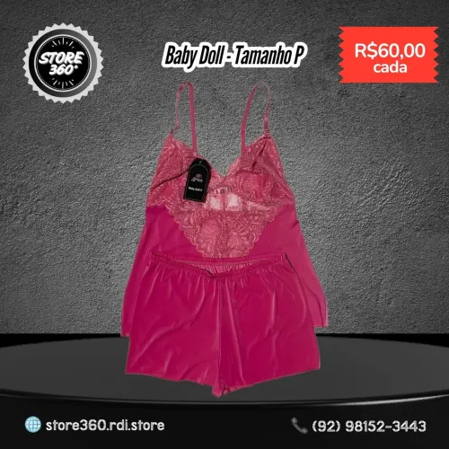 Baby Doll Tamanho P e GG
