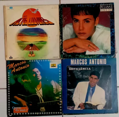 ALTOS LOUVORES, MELISSA & MARCOS ANTÔNIO. ( os 4 LPs 199,00)