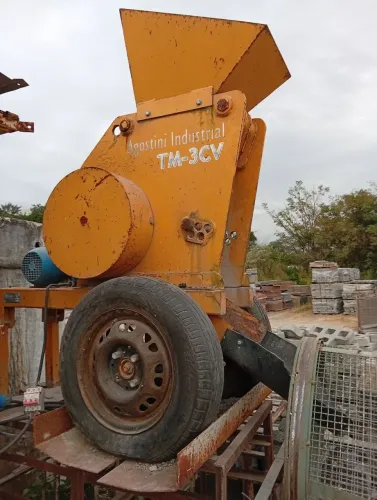 Triturador de resíduos de concreto