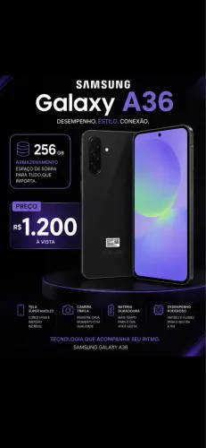 Celular A36 256 gigas