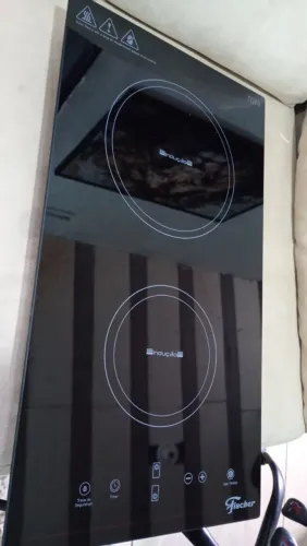 Cooktop de Indução Fischer 2 Bocas Vitrocerâmica com Touch Screen (220V)
