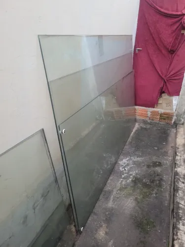 Vidros Temperado para lojas e comércios 2 portas e 2 fixos