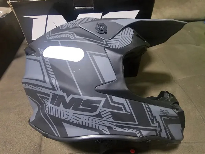 Capacete IMS aberto revo ack mate cinza super leve