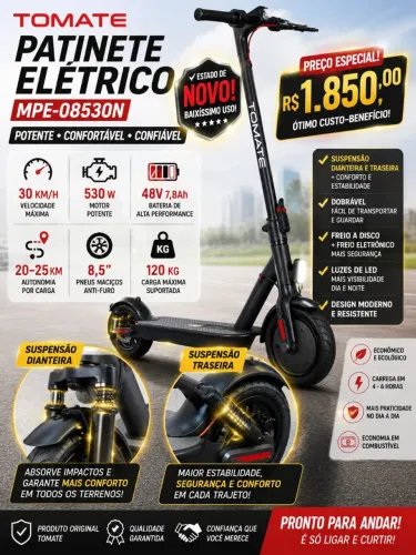 Patinete Elétrico MPE-08530N