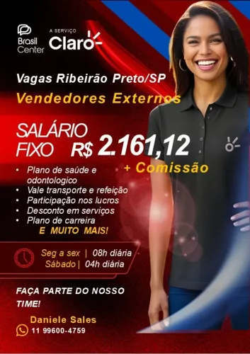 VENDEDOR EXTERNO - RIBEIRÃO PRETO/SP