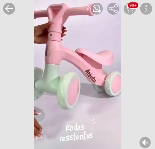 Bicicleta de equilíbrio