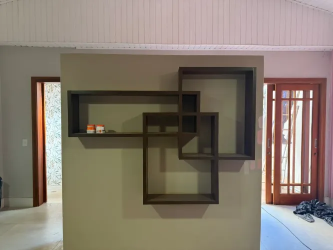 prateleira madeira