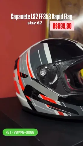 CAPACETE LS2 FF353 RAPID FLAG