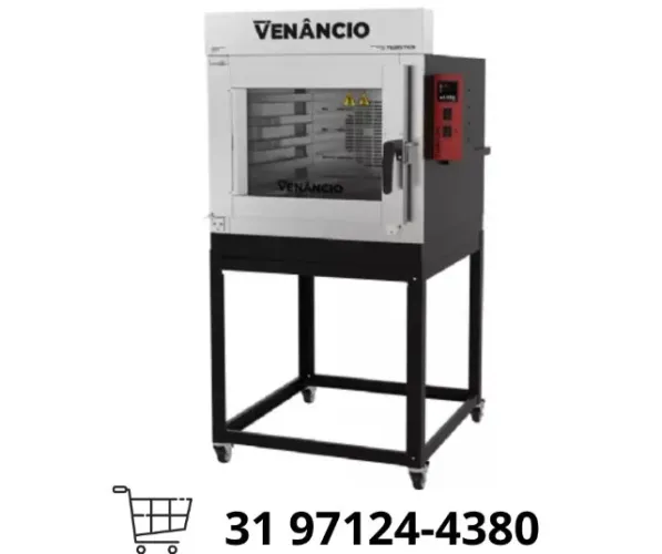 Forno Turbo 5 Esteiras a Gás Venâncio