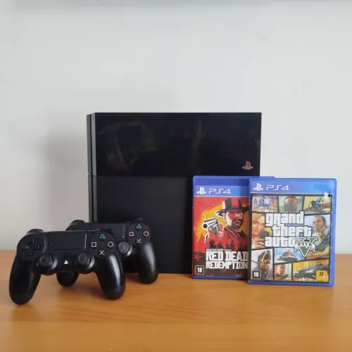 Ps4 com gta e red dead II