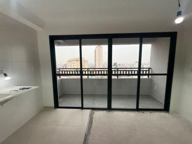 Porta balcão aluminio preta 3,30mts