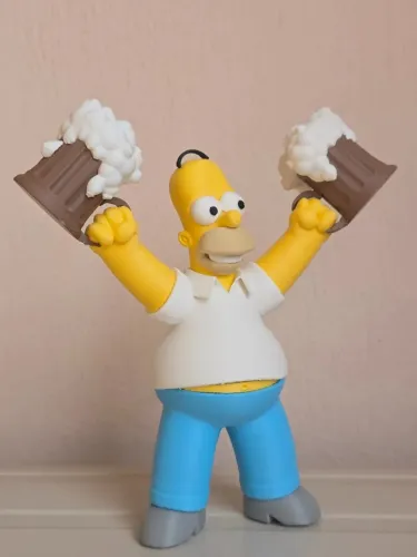 HOMER BEBENDO - PEÇA DECORATIVA 24cm