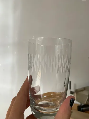 Copos de cristal 