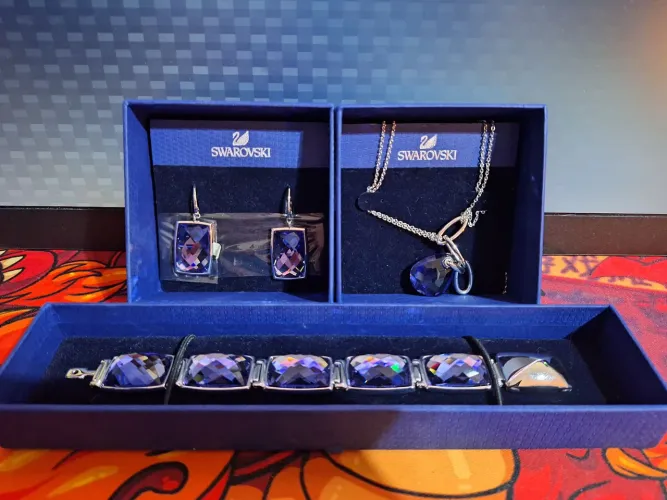 Conjuntos Swarovski azul