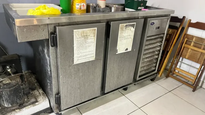 Bancada refrigerada inox 