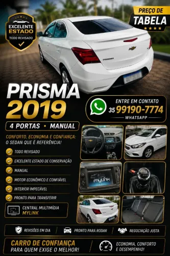 Chevrolet Prisma Sed. LT 1.4 8V Flexpower 4P 2019